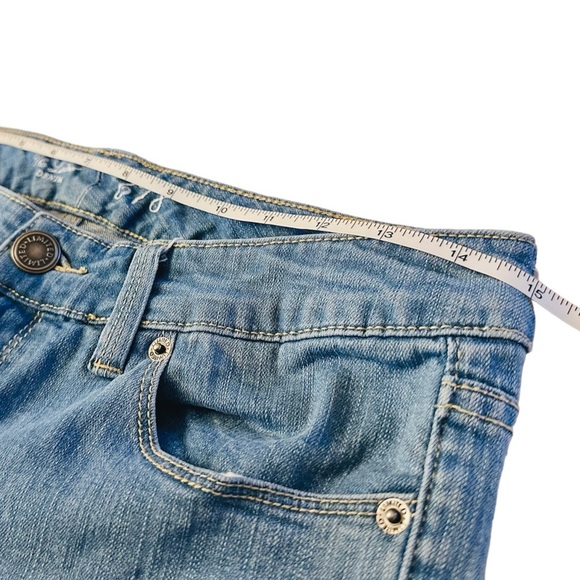 THE LIMITED 678 Denim Jeans Light Blue Wash Size 6 Straight Leg 5 Pockets Pants - Picture 5 of 9